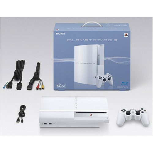 PlayStation3 Console (HDD 40GB Model) Clear White - 110V