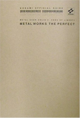 Image for Metal Gear Solid 2 Sons Of Liberty Metal Works The Perfect Guide Book W/Dvd