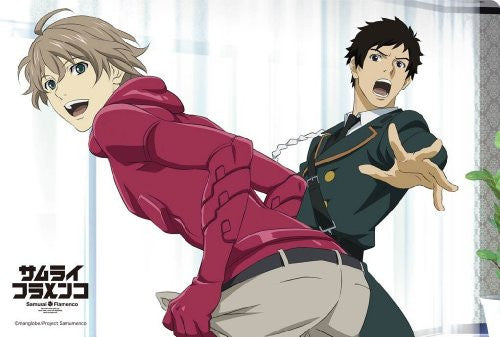 Samurai Flamenco - Hazama Masayoshi - Gotou Hidenori - Large Format Mousepad - Mousepad (Broccoli)