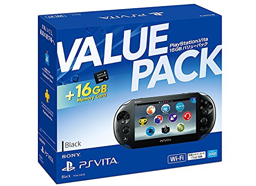 PlayStation Vita 16GB - Value Pack - Black - Solaris Japan