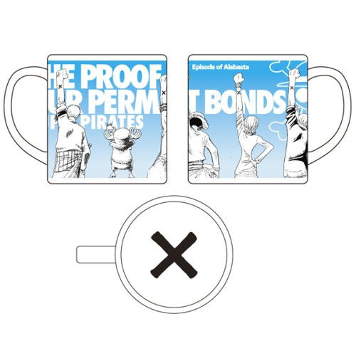 Image 2 for One Piece - Monkey D. Luffy - Nami - Roronoa Zoro - Sanji - Tony Tony Chopper - Usopp - Mug - Companion`s Sign (Cospa)
