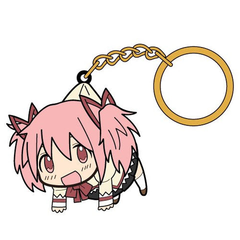 Image for Gekijouban Mahou Shoujo Madoka★Magica: Hangyaku no Monogatari - Kaname Madoka - Tsumamare - Keyholder - Rubber Keychain (Cospa)