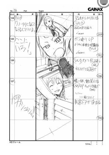 Image 3 for Diebuster Aim For The Top 2 Storyboard Collection Book
