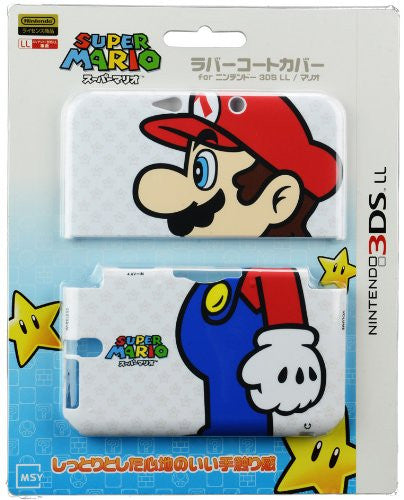 Image 1 for Rubber Coat Cover for 3DS LL (Mario)