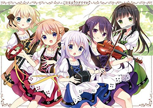 Gochuumon wa Usagi Desu ka? - Hoto Kokoa - Kafuu Chino - Kirima Sharo - Tedeza Rize - Tippy - Ujimatsu Chiya - Clear Poster - Poster (Broccoli)