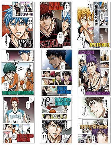 Image for Kuroko no Basket - Murasakibara Atsushi - Kagami Taiga - Izuki Shun - Hyuuga Junpei - Kuroko Tetsuya - Meibamen Poster - Poster - Atsushi Murasakibara (Shueisha)