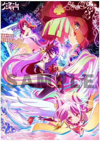 No Game No Life - Jibril - Shiro - Sora - Stephanie Dola - Tet - Clear Poster - Poster (flagments)