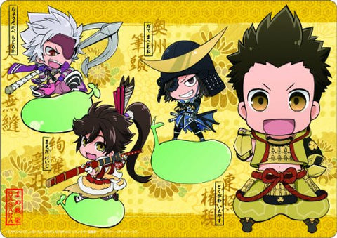 Mame Sengoku Basara - Date Masamune - Chousokabe Motochika - Tokugawa Ieyasu - Maeda Keiji - Mousepad (Gift)