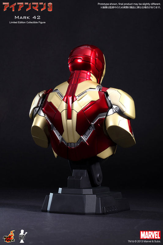 Hot Toys Bust Iron Man 3 1/4 Bust - Iron Man Mark 42 - Solaris Japan