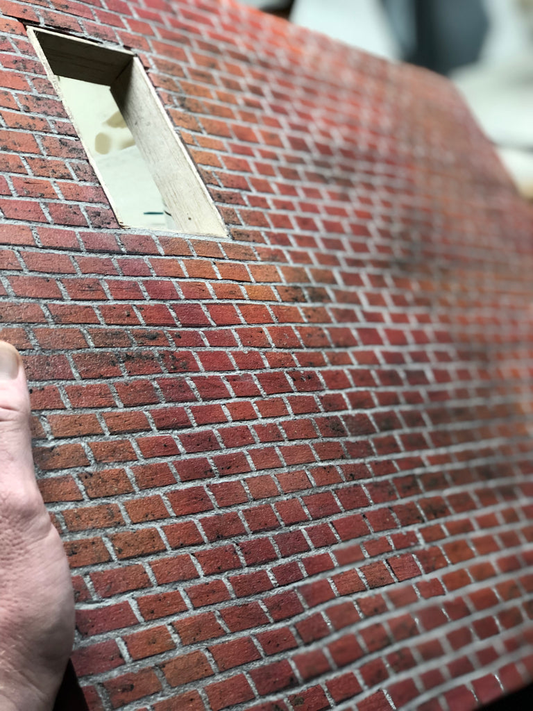 R3GI5 Miniature Model Build Finished Brick Wall