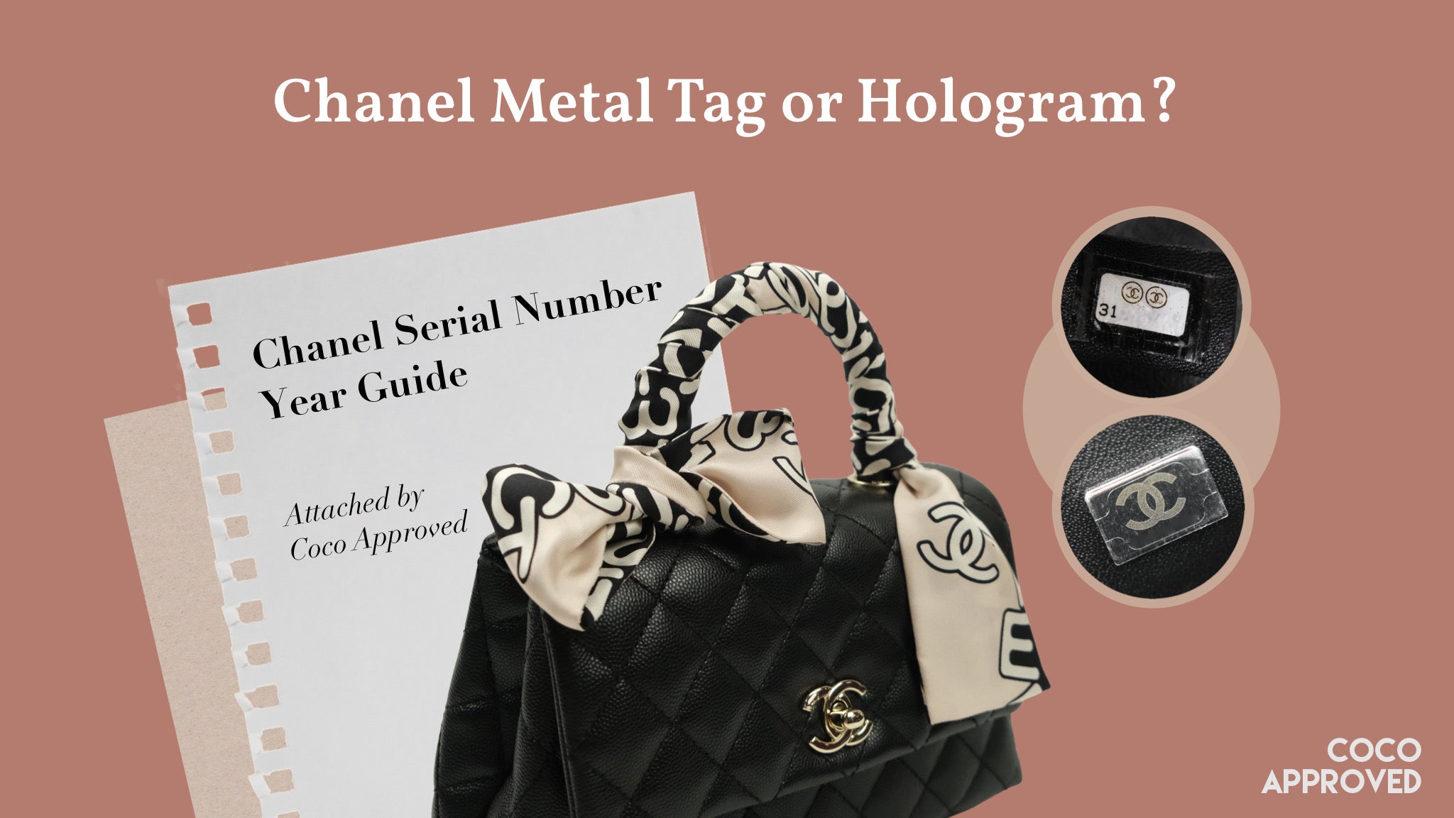 type atomar Blive ved The Era of Chanel Metal Tag Replacing Its Serial Number On Card & Holo –  Coco Approved Studio