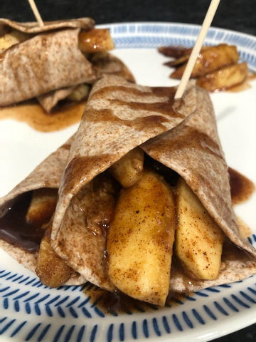 SpaceX-Inspired Apple Almond Butter Wraps | Nutty Novelties