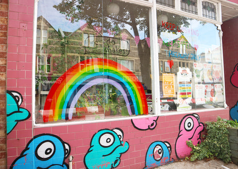 Street-Art-And-Rainbow-North-Street-Bristol