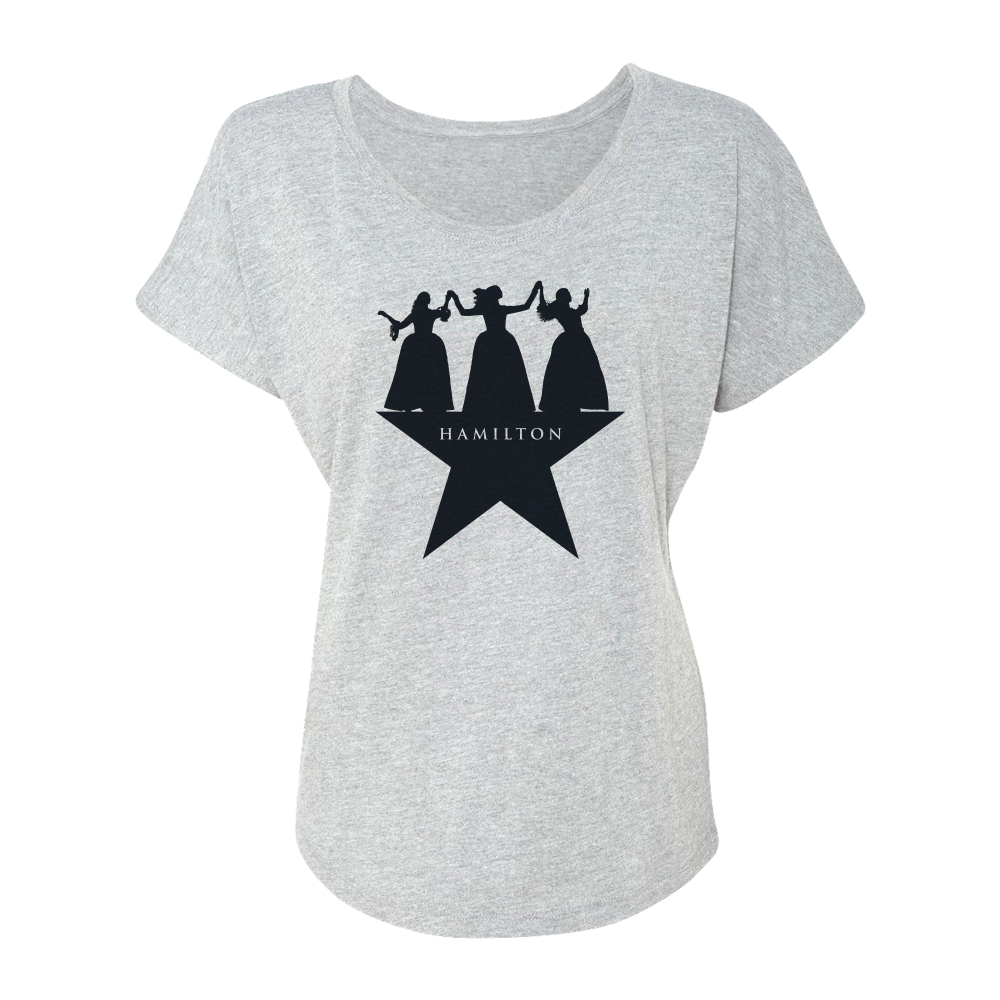 hamilton dancing ladies t-shirt