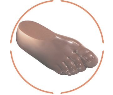 10oz chocolate foot