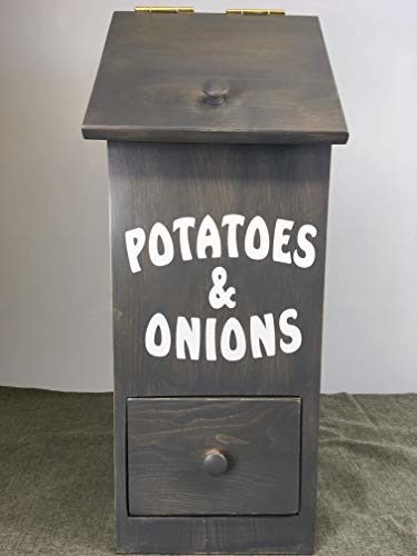 Potatoes And Onions Solid Wood Handmade Rustic Country Kitchen