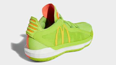 Adidas Dame 6 McDonald's Sweet and Sour Sauce basketball shoes