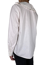 Blusa Crema Cuello Bobo