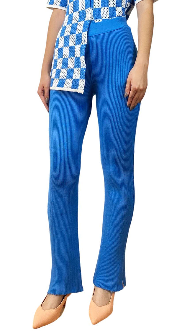 Pantalón Azul Corrugado