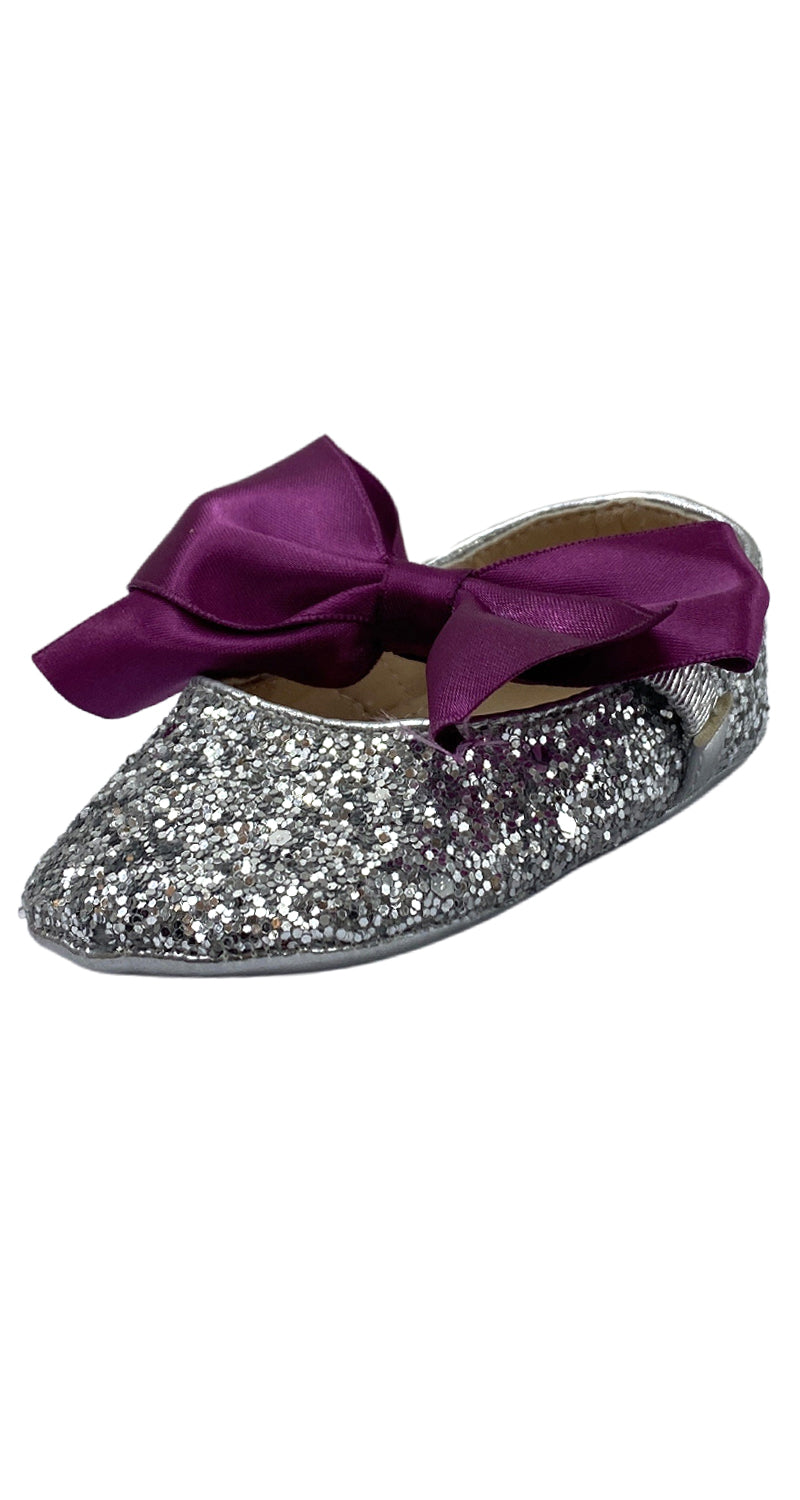 Bailarinas Plateadas Glitter