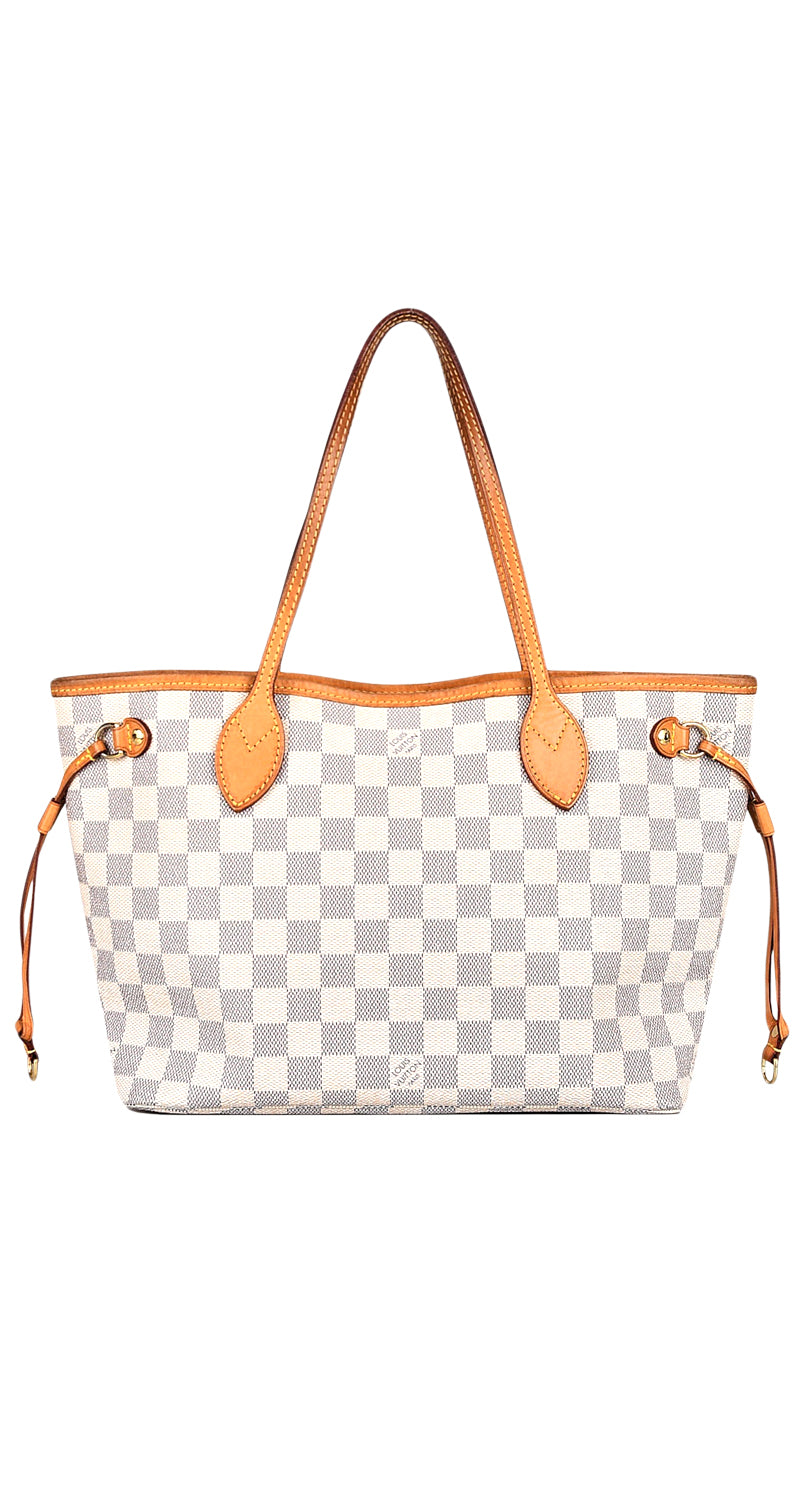 Bolso Crema Neverfull GM Damier Azur Canvas