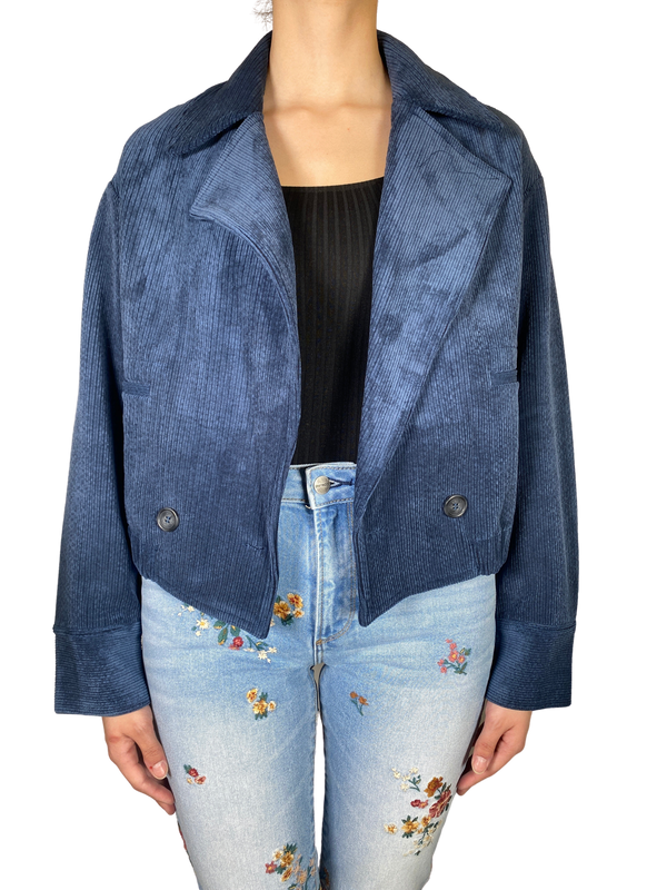 Chaqueta Cotelé Azul