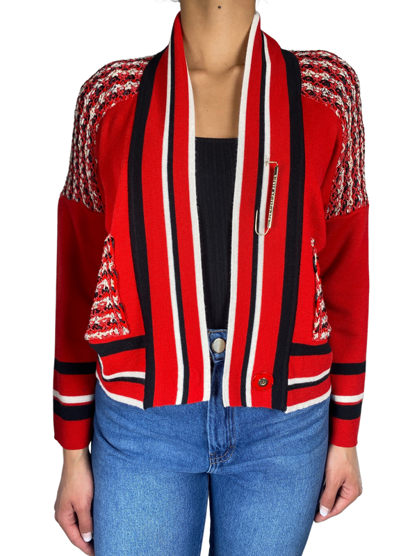 Sweater Rojo Broche