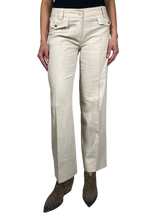 Pantalón Lino Beige