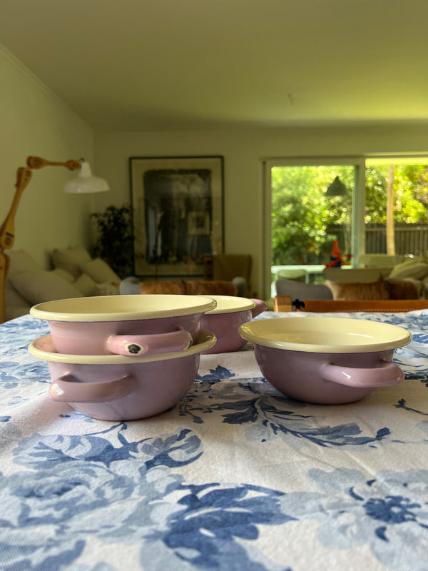 Set Tazón Bowl Rosado