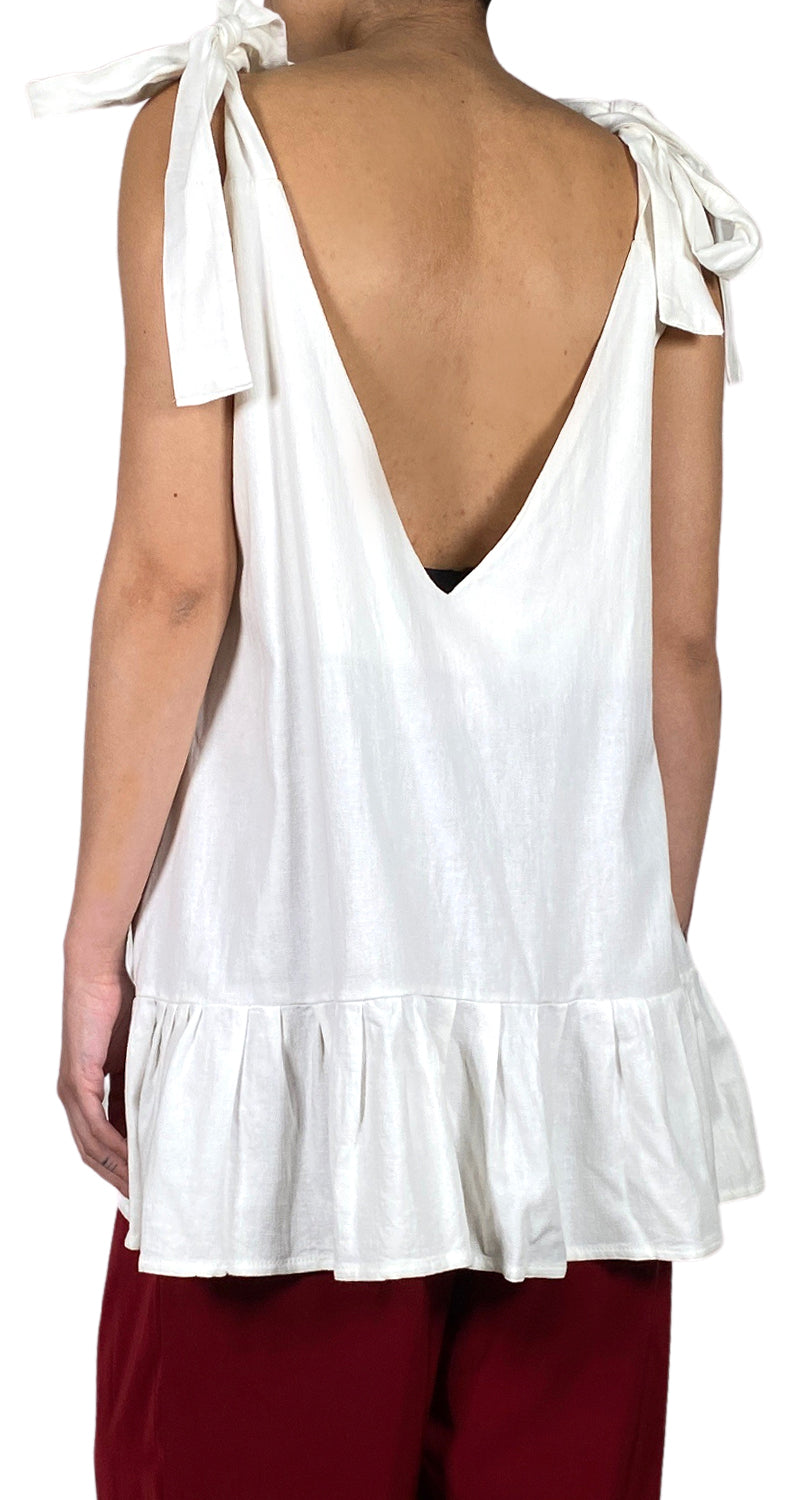 Blusa Lino Blanca