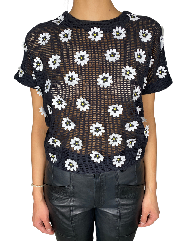 Polera Tejida Flores