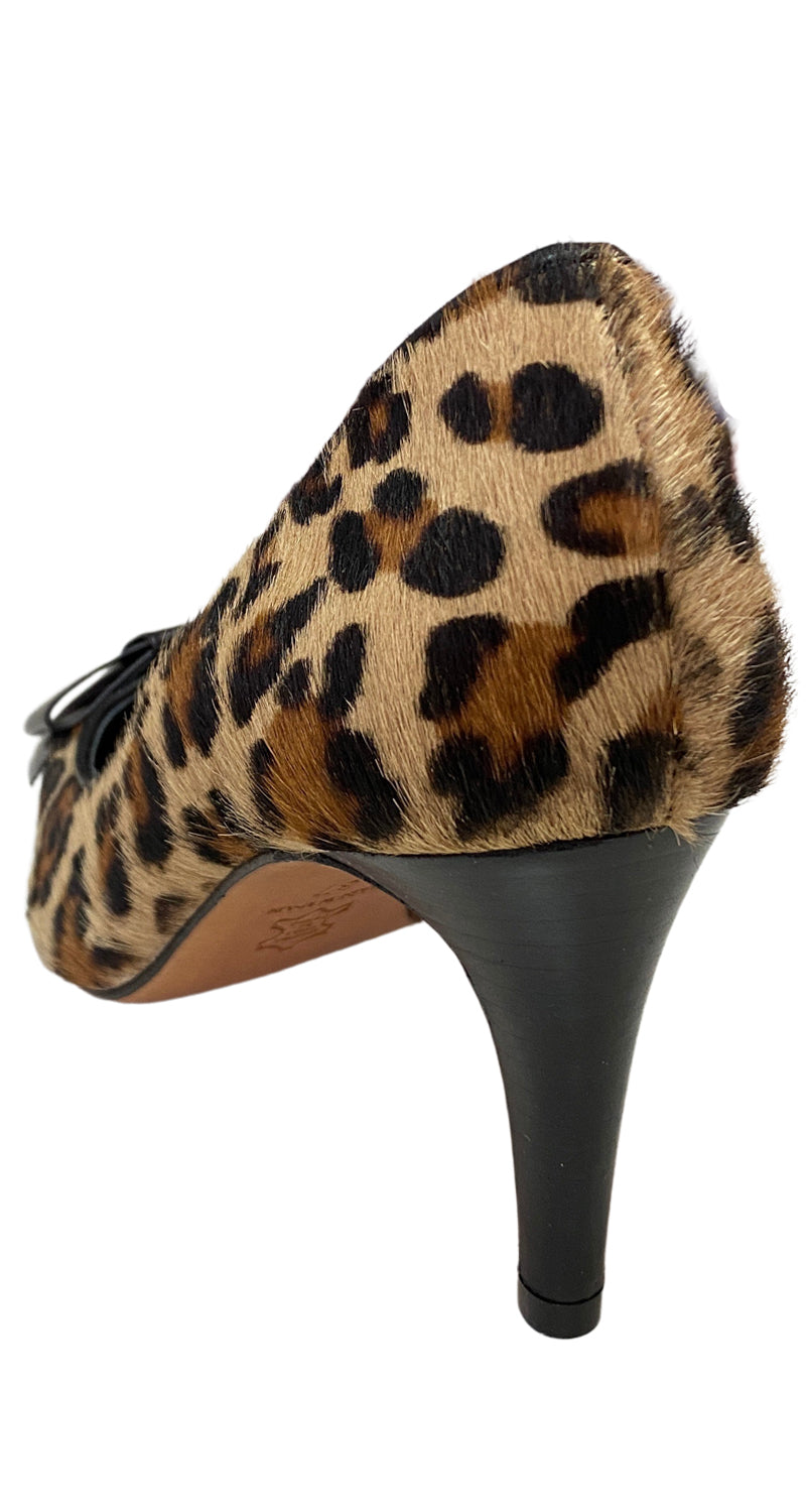 Zapatos Taco Alto Animal Print