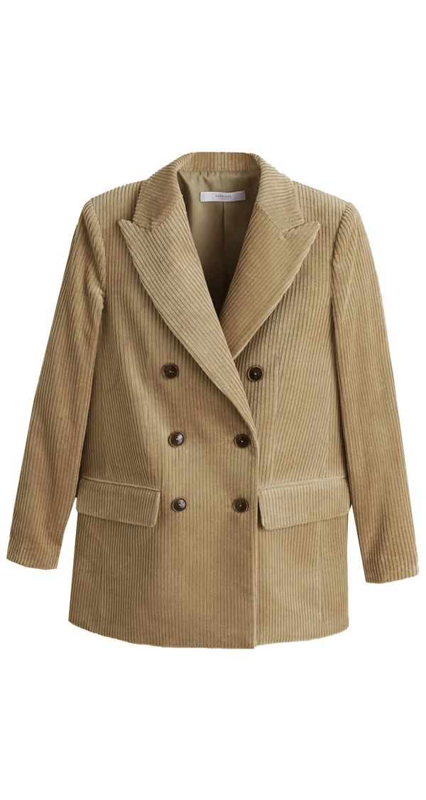 Corduroy Structured Blazer