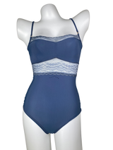 Body Encaje Azul Marino