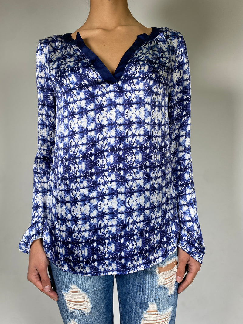 Blusa Estampada Seda