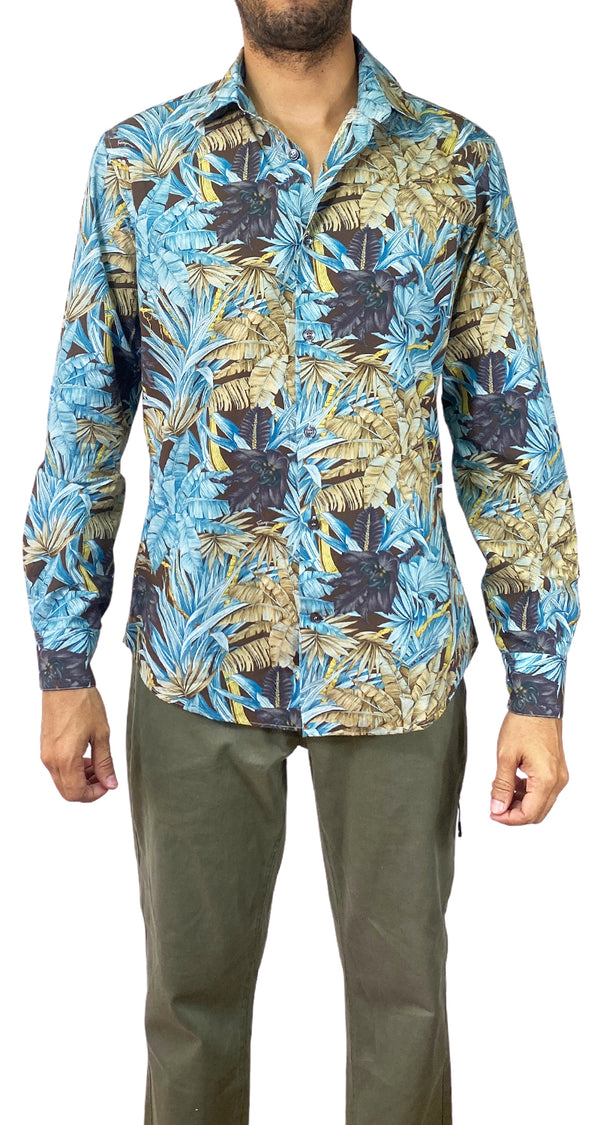 Camisa Flores Multicolor