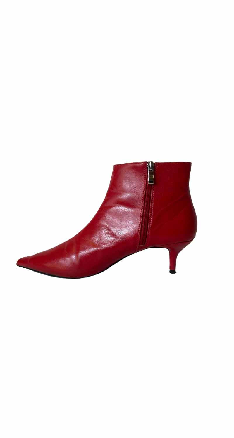 Botin Taco Rojo