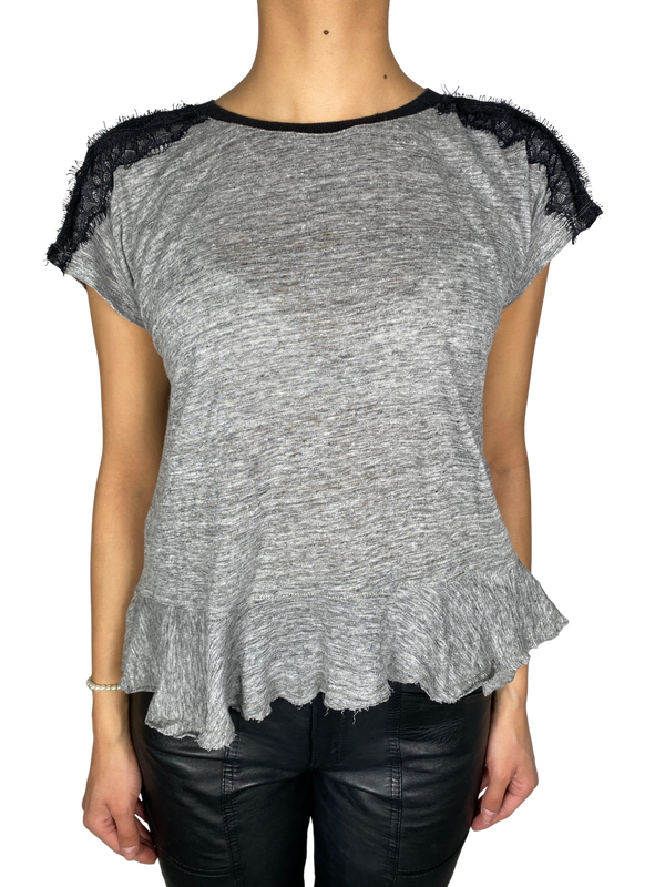 Polera Lino Gris