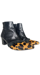 Botines Punta Animal Print