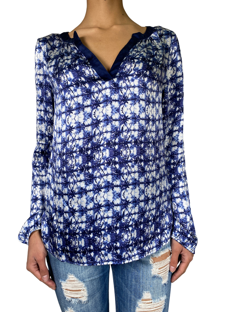 Blusa Estampada Seda