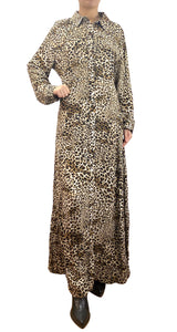 Vestido Camisero Animal Print