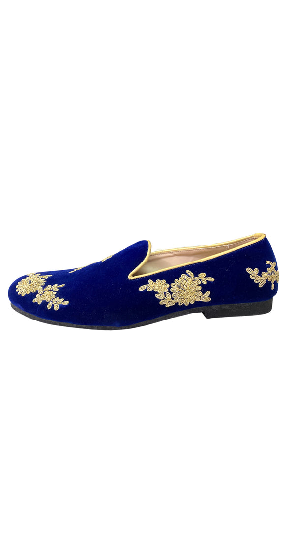 Mocasines Velvet Azul