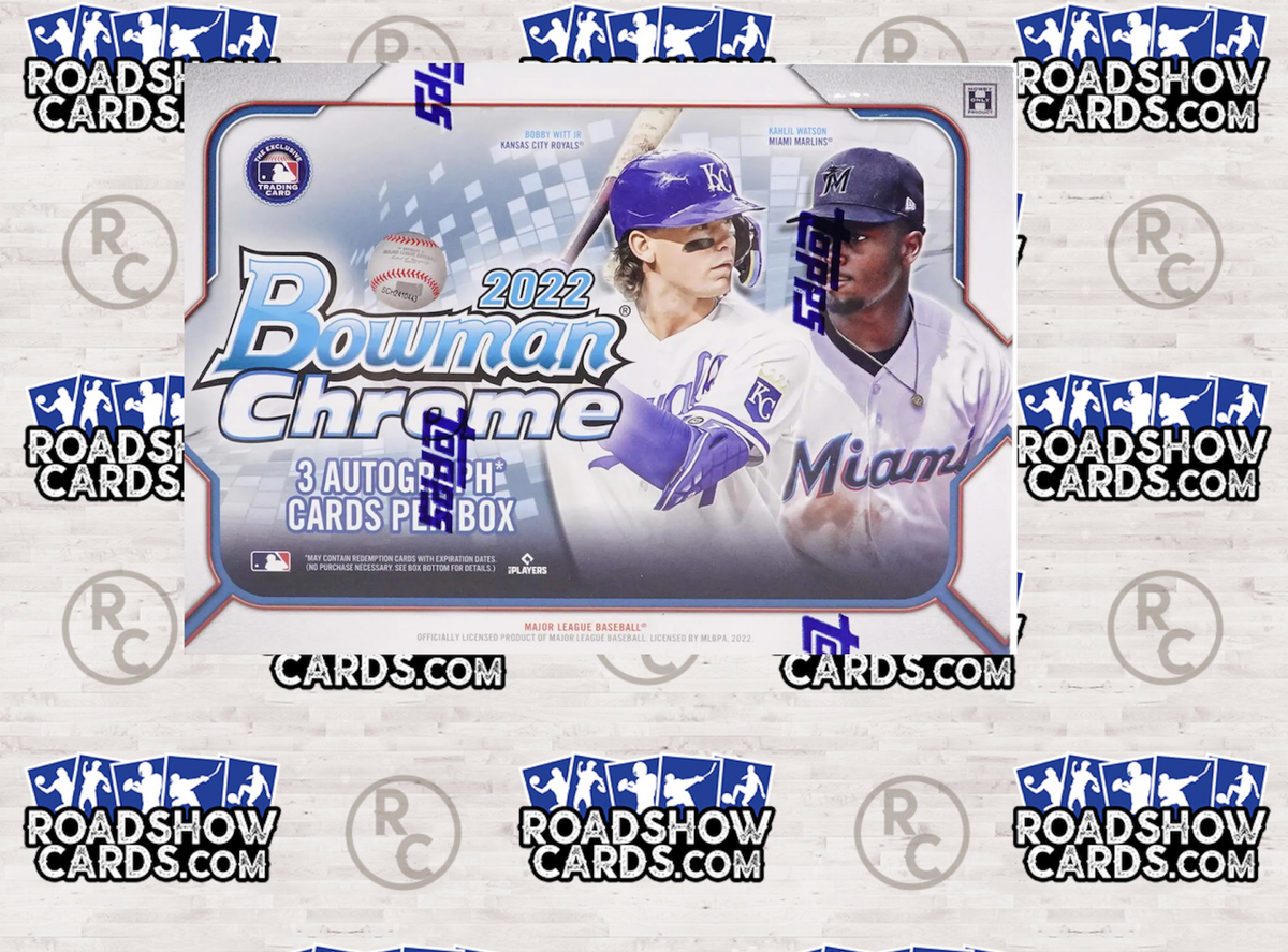 2022 Baseball Bowman Chrome HTA Choice Box – Roadshow Cards