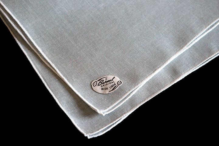 hand rolled linen handkerchiefs