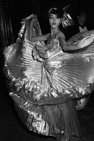 Pat Cleveland at a Studio 54 party in 1977