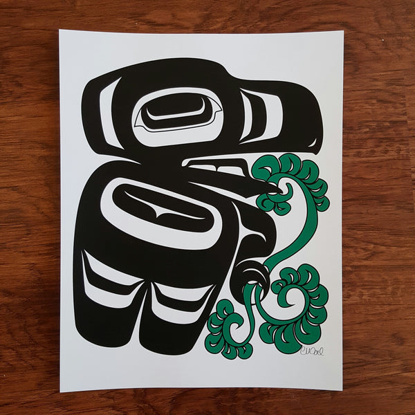 Raven & Fern Print