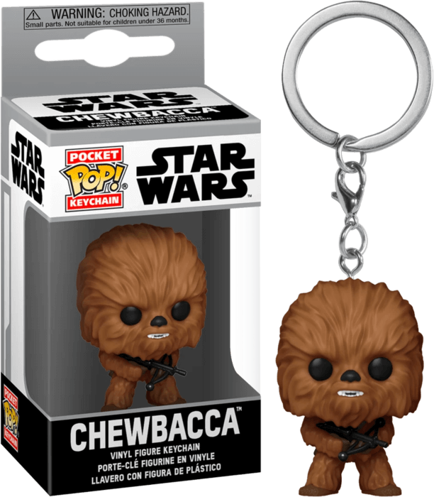 Verzadigen Michelangelo Chemie Chewbacca Star Wars Pocket POP! Vinyl sleutelhangers 4 cm sleutelhange