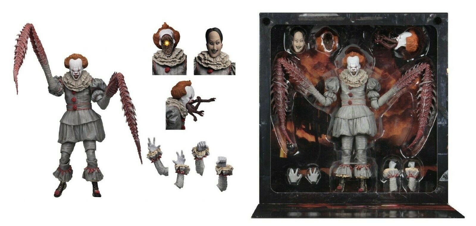 NECA It Pennywise 2017 Version 18cm Action Figure for sale online 