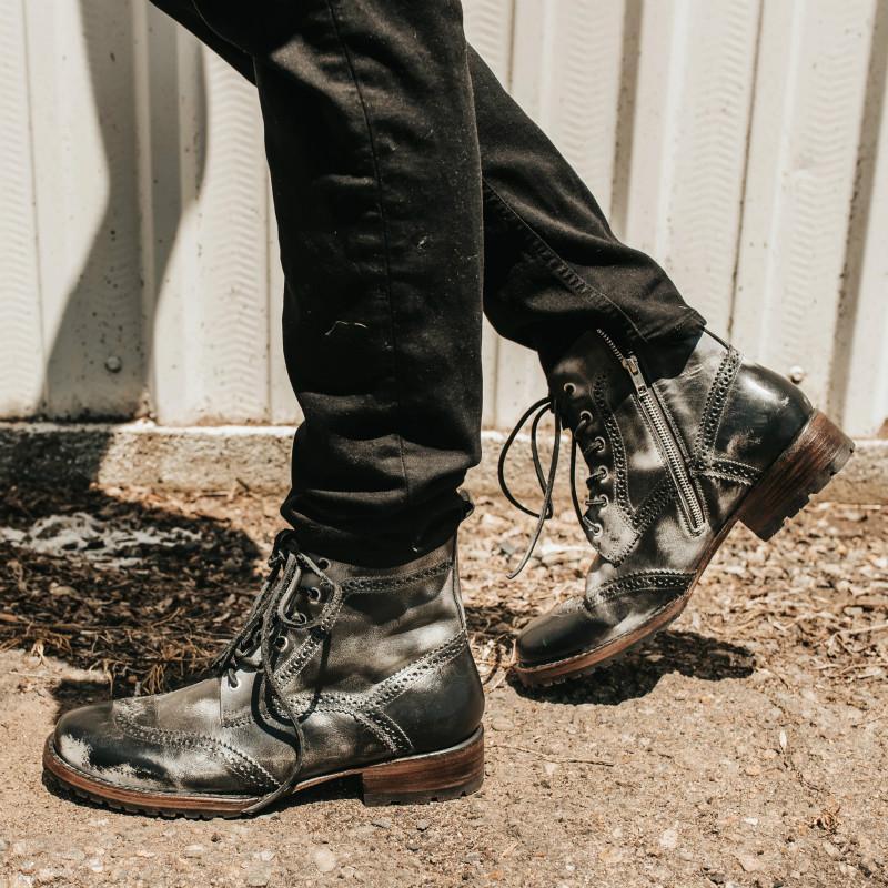 casual wingtip boots