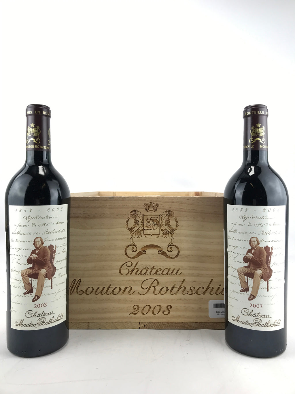 Mouton 2003 12-Pack OWC 750mL – Grand Cru Liquid Assets